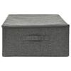 vidaXL Boîte de rangement Tissu 70x40x18 cm Anthracite