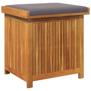 vidaXL Bo&icirc;te &agrave; coussins d'ext&eacute;rieur 60x50x61 cm bois massif d'acacia