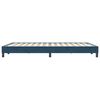vidaXL Cadre de lit sans matelas bleu fonc&eacute; 140x220 cm velours