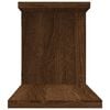 vidaXL Étagère TV murale Chêne marron 125x18x23 cm Bois d'ingénierie