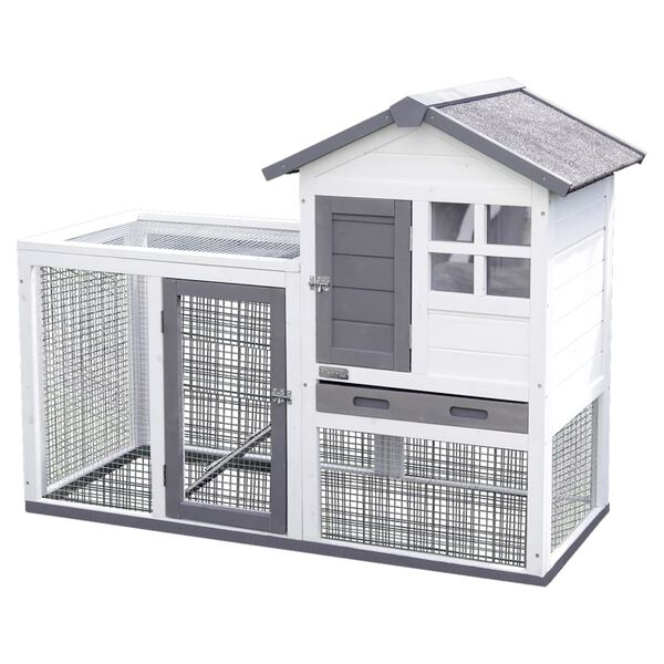 Kerbl Enclos pour rongeurs Freetime Luke 127x62x98 cm bois vitrifié