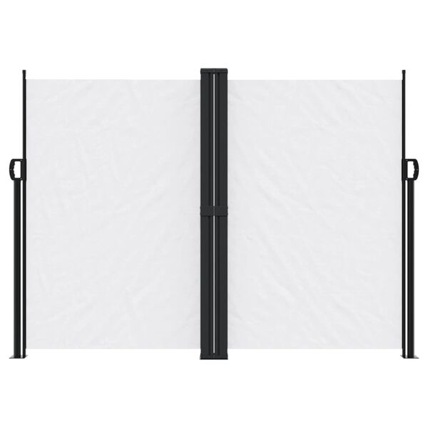 vidaXL Auvent latéral rétractable blanc 180x1000 cm