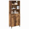 vidaXL Haut Armoire Bois ancien 69,5 x 34 x 180 cm Bois d'ing&eacute;nierie