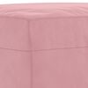 vidaXL Ensemble de canapés 3 pcs avec coussins Rose Velours