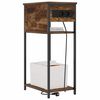 vidaXL Cabinet de chevet Ch&ecirc;ne fum&eacute; 41 x 28 x 76 cm Bois d'ing&eacute;nierie