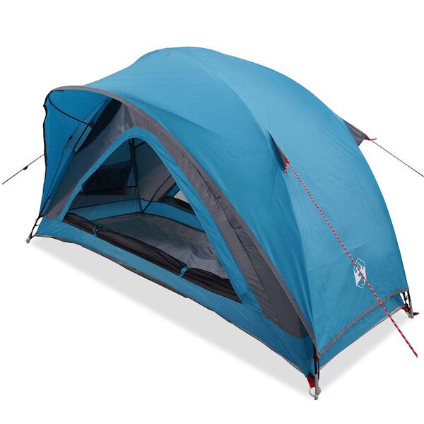 vidaXL Tente de camping 1 personne bleu imperméable