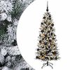 vidaXL Sapin de No&euml;l artificiel avec boules 150 cm 150 LED Blanc chaud