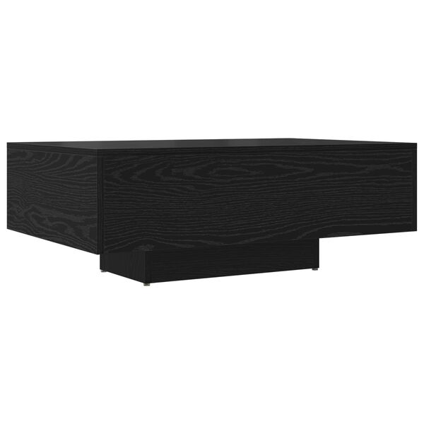 vidaXL Table basse Ch&ecirc;ne noir 85 x 55 x 31 cm