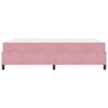 vidaXL Cadre de lit avec matelas Rose 160 x 200 cm tissu
