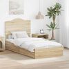 vidaXL Lit de Rangement Ch&ecirc;ne Sonoma 75 x 190 cm Bois d'ing&eacute;nierie