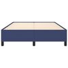 vidaXL Cadre de lit sans matelas bleu 140x200 cm tissu