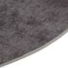 vidaXL Tapis lavable &phi;120 cm gris