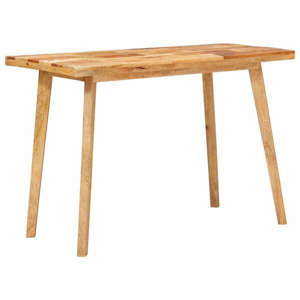 vidaXL Table à dîner Naturel 100 x 55 x 75 cm Bois de mangue massif