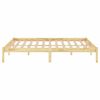 vidaXL Cadre de lit sans matelas bois massif 120x200 cm