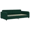 vidaXL Lit de jour et gigogne et matelas vert fonc&eacute; 100x200 cm velours