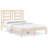 vidaXL Cadre de lit sans matelas 120x190 cm bois massif