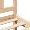 vidaXL Cadre de lit sans matelas 140x200 cm bois massif de pin