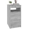 vidaXL Armoire &agrave; tiroirs Sonoma gris 40x50x76 cm Bois d'ing&eacute;nierie