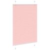 vidaXL Store plissé rose 95x100 cm largeur du tissu 94,4 cm polyester