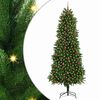 vidaXL Sapin de No&euml;l avec 300 LED avec support Vert 240 cm PE
