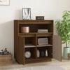vidaXL Buffet Marron miel 70x34x80 cm Bois massif de pin