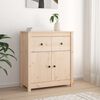 vidaXL Buffet 70x35x80 cm nois massif de pin