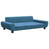 vidaXL Canap&eacute; pour enfants bleu 100x54x33 cm velours