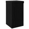 vidaXL Support de Plante 2 pcs Chêne noir 10 x 10 x 18 cm