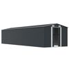 vidaXL Abri de jardin Anthracite 257x779x181 cm Acier galvanis&eacute;