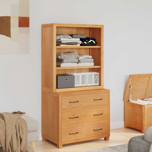 vidaXL Ensemble de meubles de rangement Marron Bois d'ing&eacute;nierie