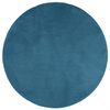vidaXL Tapis OVIEDO &agrave; poils courts turquoise &Oslash; 80 cm