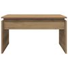 vidaXL Table basse chêne artisanal 68x50x38 cm bois d'ingénierie