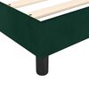 vidaXL Sommier &agrave; lattes de lit et matelas Vert fonc&eacute; 140x190cm Velours