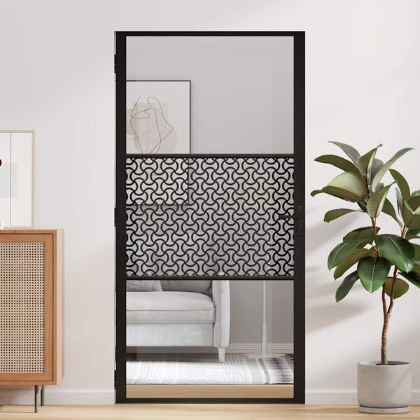 vidaXL Porte intérieure Noir 102.5 x 201.5 cm