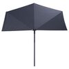 Madison Parasol de balcon Sun Wave 270x150 cm Gris PAC3P014
