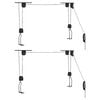 vidaXL Palans &agrave; v&eacute;lo avec support de plafond 2 pcs 20 kg
