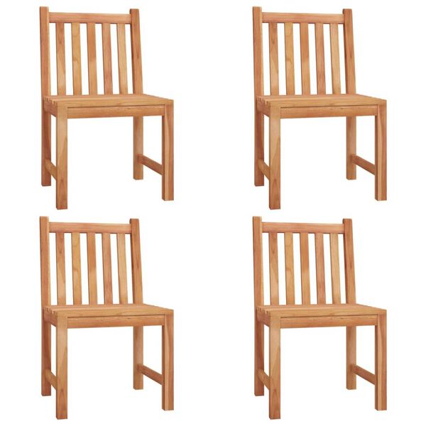 vidaXL Ensemble à manger de jardin 5pcs Bois de teck massif