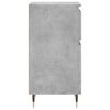 vidaXL Buffets 2 pcs gris b&eacute;ton 40x35x70 cm bois d'ing&eacute;nierie