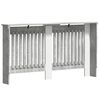 vidaXL Cache-Radiateur Gris b&eacute;ton 152 x 19 x 81,5 cm Bois d'ing&eacute;nierie