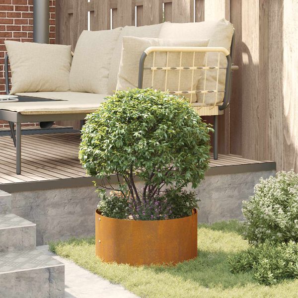 vidaXL Cache-pot de jardin Marron 40 x 40 x 20 cm