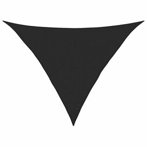 vidaXL Voile d'ombrage 160 g/m&sup2; Noir 2,5x2,5x3,5 m PEHD