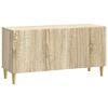 vidaXL Meuble TV 99 x 34,5 x 50 cm Ch&ecirc;ne Sonoma Bois d'ing&eacute;nierie