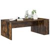 vidaXL Table basse Ch&ecirc;ne fum&eacute; 95 x 50 x 34 cm Bois d'ing&eacute;nierie