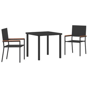 vidaXL Ensemble de salle &agrave; manger pour jardin 5 pcs Beige polyrotin