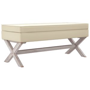 vidaXL Tabouret de rangement 110x45x49 cm lin