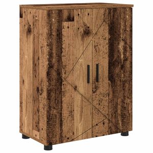 vidaXL Cabinet de salle de bain Bois Ancien 60 x 35 x 80 cm