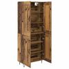 vidaXL Haut Armoire Bois Ancien 69,5 x 34 x 180 cm Bois d'ing&eacute;nierie