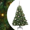vidaXL Sapin de No&euml;l artificiel avec 150 LED Vert 150 cm PE et PVC