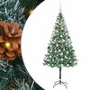 vidaXL Sapin de No&euml;l artificiel avec 300 LED Vert 180 cm PVC et Acier