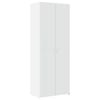 vidaXL Buffet haut blanc 70x42,5x185 cm bois d'ing&eacute;nierie
